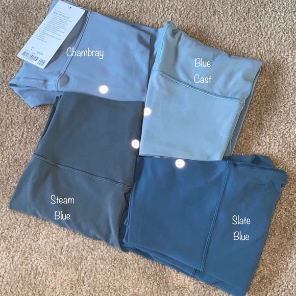 Lululemon Align Light Blue Color Comparisons - Picture 3 of 8